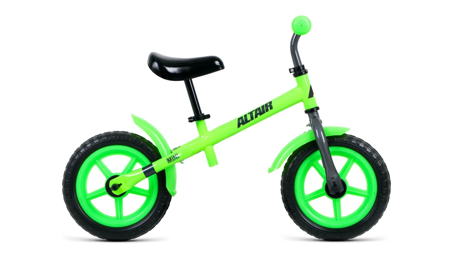 Беговел ALTAIR MINI 12 12" 2020-2021, зеленый/серый