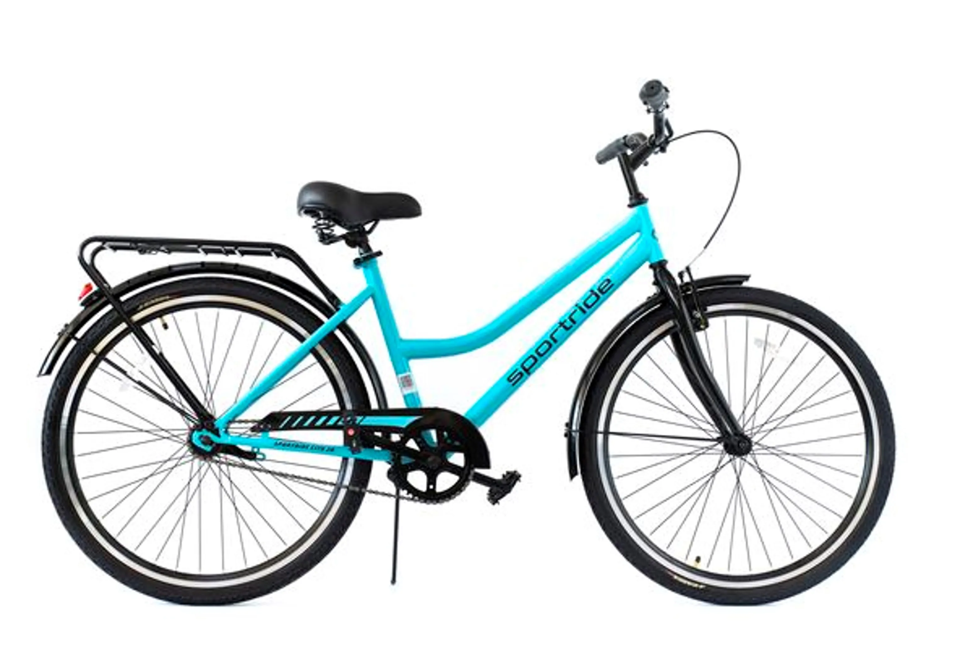 Велосипед SPORTRIDE CITY 26 (1 ск., рост OS) бирюзовый
