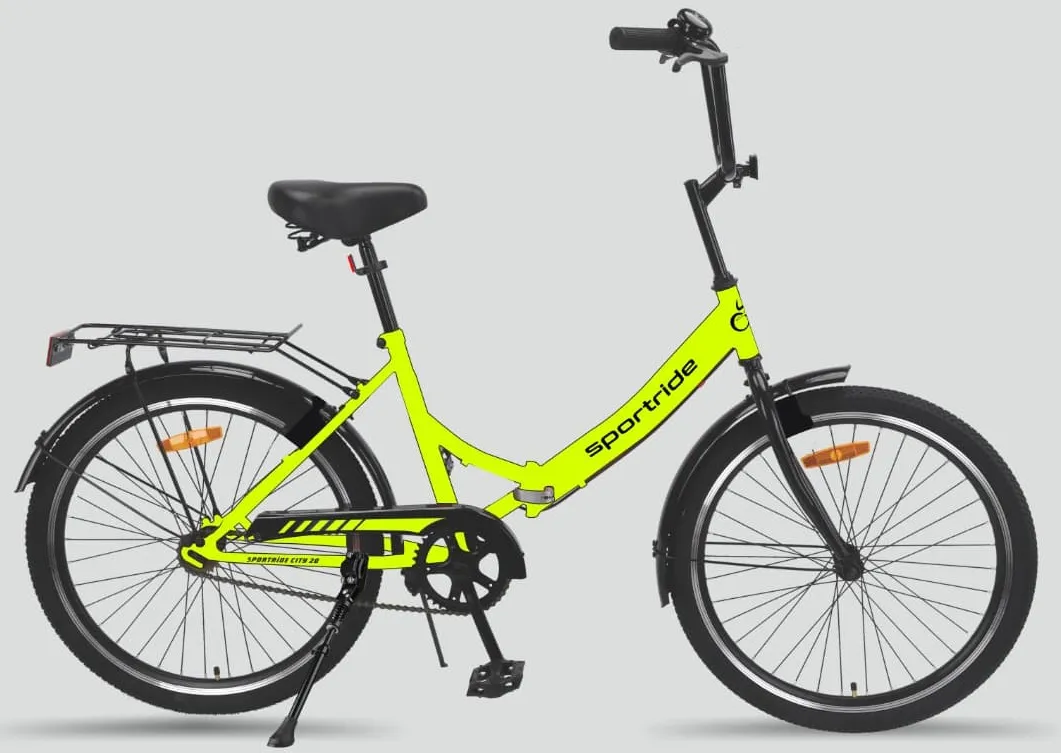 Велосипед SPORTRIDE CITY 24 (21 ск., рост OS) зеленый